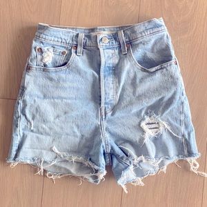 High rise shorts